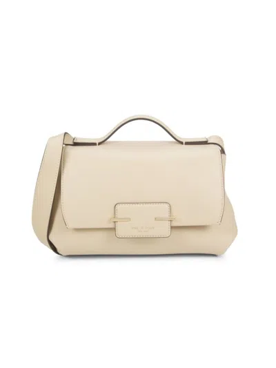 Rag & Bone Women's Realm Leather Flap Bag In Gray
