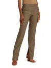 Rag & Bone Women's Rebecca Flat Front Plaid Pants In Brown