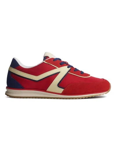 Rag & Bone Multicolor Retro Trainer Sneakers In Red