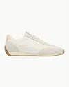 Rag & Bone Women's Retro Runner Slim Sneakers In Antique White In White