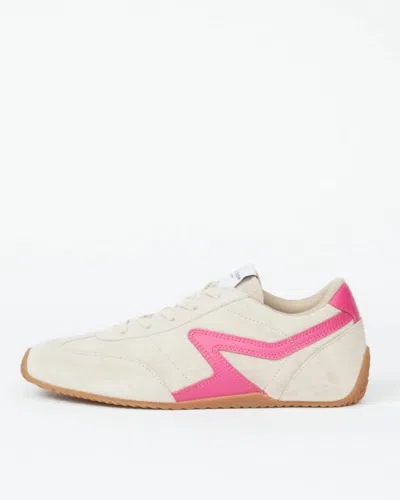RAG & BONE WOMEN'S RETRO RUNNER SLIM ULTRA SNEAKERS IN LIGHT SAND SUEDE