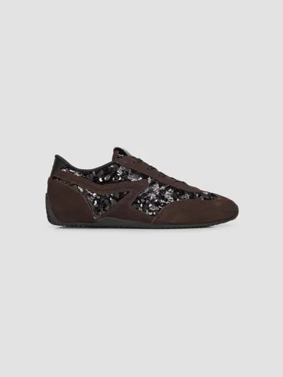 Rag & Bone Women's Retro Runner Slim Ultra Suede Low-top Sneakers In Brown