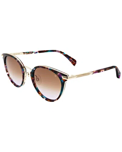 Rag & Bone Women's Rnb1058 53mm Sunglasses In Pink