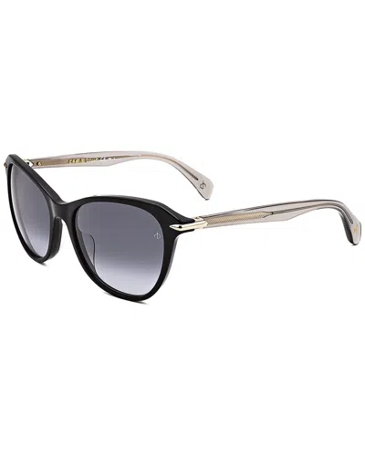 Rag & Bone Women's Rnb1060/s 55mm Sunglasses In Black