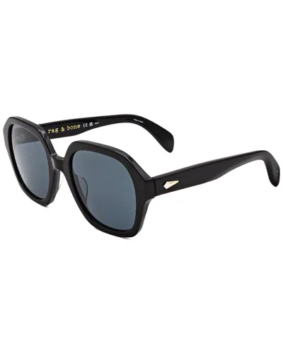 Rag & Bone Women's Rnb1063/s 53mm Sunglasses In Black