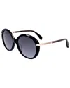 Rag & Bone Round-frame Sunglasses In Black