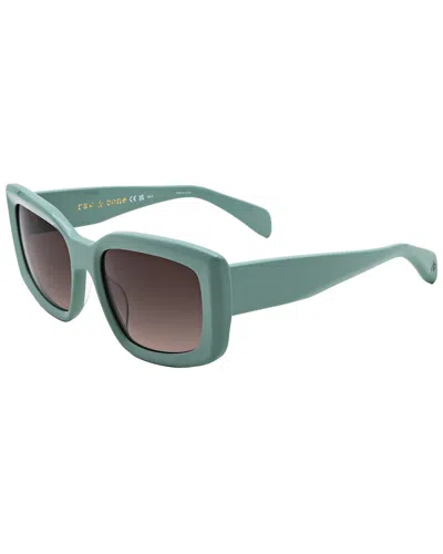 Rag & Bone Women's Rnb1076 54mm Sunglasses In Green