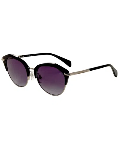 Rag & Bone Women's Rnb1080 55mm Sunglasses In Black