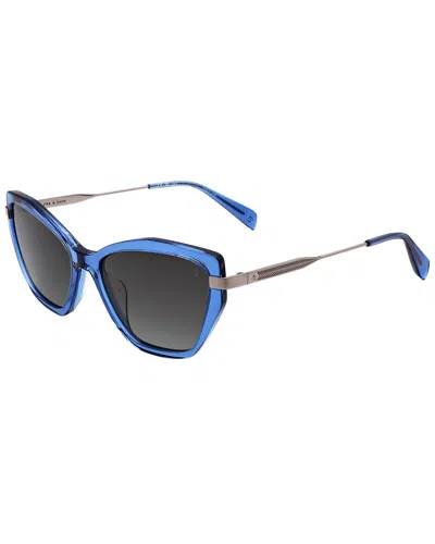 Rag & Bone Women's Rnb1087 54mm Sunglasses In Blue