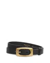 Rag & Bone Rory Leather Belt In Black