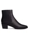 Rag & Bone Women's Rover Block-heel Leather Boots In Black