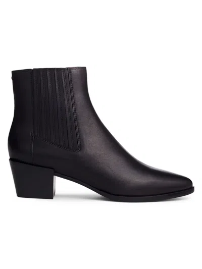 Rag & Bone Women's Rover Block-heel Leather Boots In Black