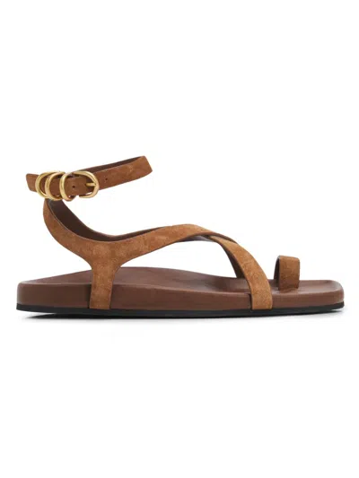 Rag & Bone Women's Rue Suede Sandals In Brown