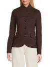 Rag & Bone Women's Sadie Ponte Blazer In Brown