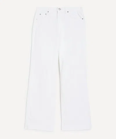 Rag & Bone Women's Saige Relaxed Straight Jeans In White