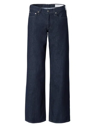 Rag & Bone Women's Saige Straight-leg Jeans In Blue