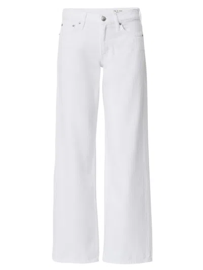 Rag & Bone Women's Saige Straight-leg Jeans In White