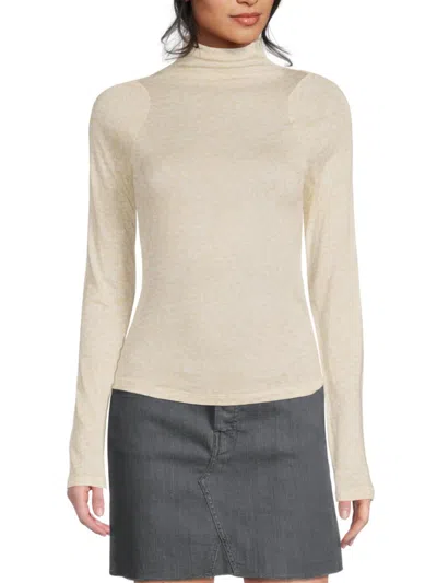 Rag & Bone Women's Sasha Paneled Longsleeve Top In Neutral