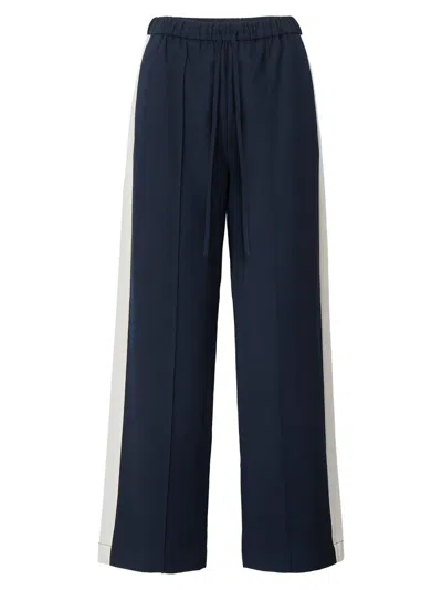 Rag & Bone Women's Siena Wool Tuxedo Striped Pants In Blue