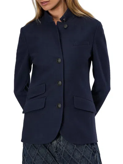 Rag & Bone Women's Slade Japanese Wool Blazer In Blue