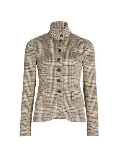 Rag & Bone Women's Slade Plaid Ponte Single-breasted Blazer In Multi
