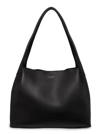 Rag & Bone Women's Slade Top Handle Leather Tote In Black