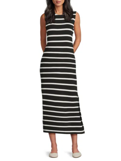 Rag & Bone Women's Sleeveless Striped Knit Midi-dress