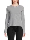 Rag & Bone Women's Slub Long-sleeve Crewneck T-shirt In Animal Print