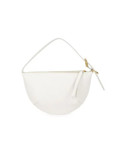 Rag & Bone Women's Small Mercer Leather Hobo Bag In White