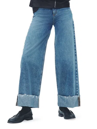 Rag & Bone Women's Sofie Cuffed Crop Jeans In Blue