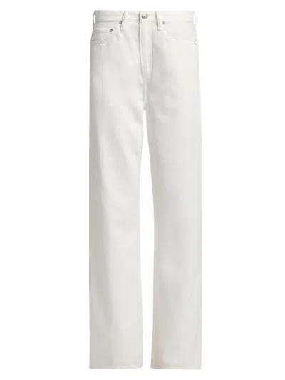 Rag & Bone Women's Sofie High-rise Wide-leg Jeans In White