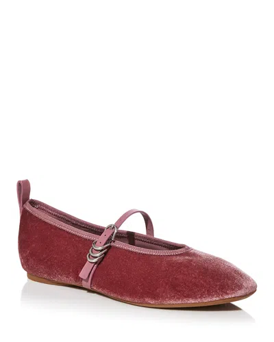 Rag & Bone Women's Spire Mary Jane Flats In Red