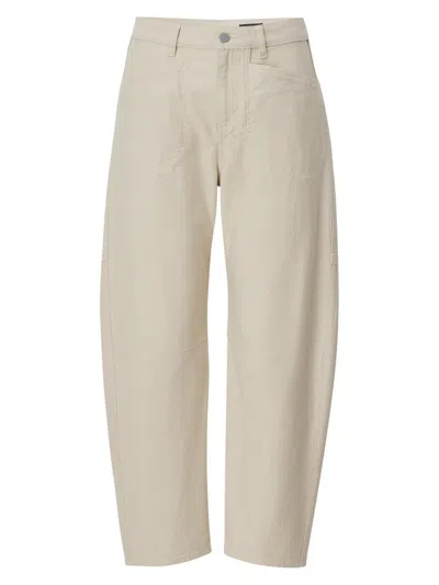 Rag & Bone Women's Stevie Utility Tapered Cotton Pants In Neutral