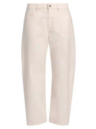 Rag & Bone Women's Stevie Utility Tapered Cotton Pants In Pink