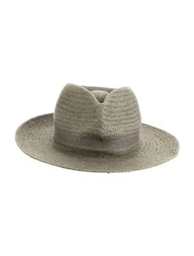 Pre-owned Rag & Bone Women's Sun Hat In Grey