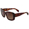 Rag & Bone 54mm Gradient Rectangular Sunglasses