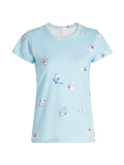 Rag & Bone Women's Tammy Butterfly T-shirt In Blue