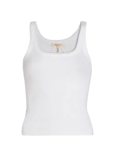 Rag & Bone Women's The Essential Rib Tank In White