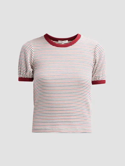 Rag & Bone Women's The Essential Striped Pima Cotton T-shirt In Multi