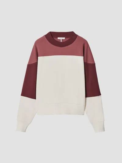 Rag & Bone Women's The Everyday Terry Seamed Sweatshirt In Animal Print