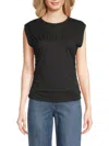 Rag & Bone Women's The Jersey Banded Top In Gray