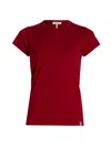 Rag & Bone Women's The Slub Cotton T-shirt In Red