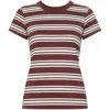 Rag & Bone The Slub Striped Tee In Multi