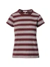 Rag & Bone The Slub Striped Tee In Multi