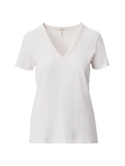 Rag & Bone Women's The Slub Vee V-neck T-shirt In White