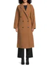 Rag & Bone Thea Italian Splittable Wool-blend Coat In Brown