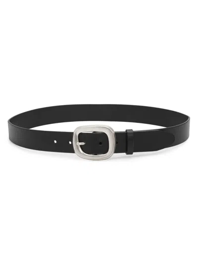 Rag & Bone Women's Thea Leather Belt In Orange