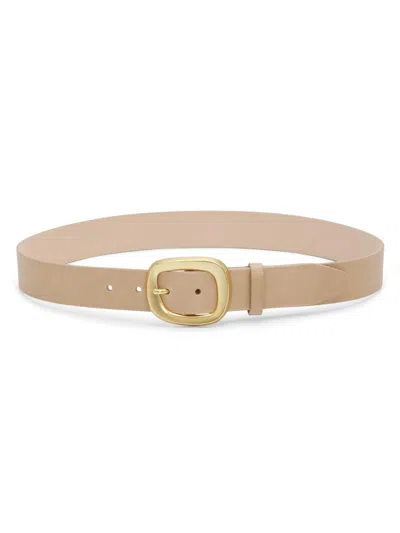 Rag & Bone Women's Thea Leather Belt In Blue