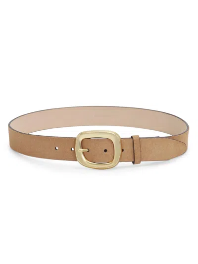 Rag & Bone Women's Thea Suede Belt In Orange