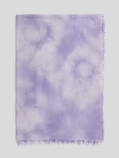 Rag & Bone Women's Tie Dye Scarf In Purple